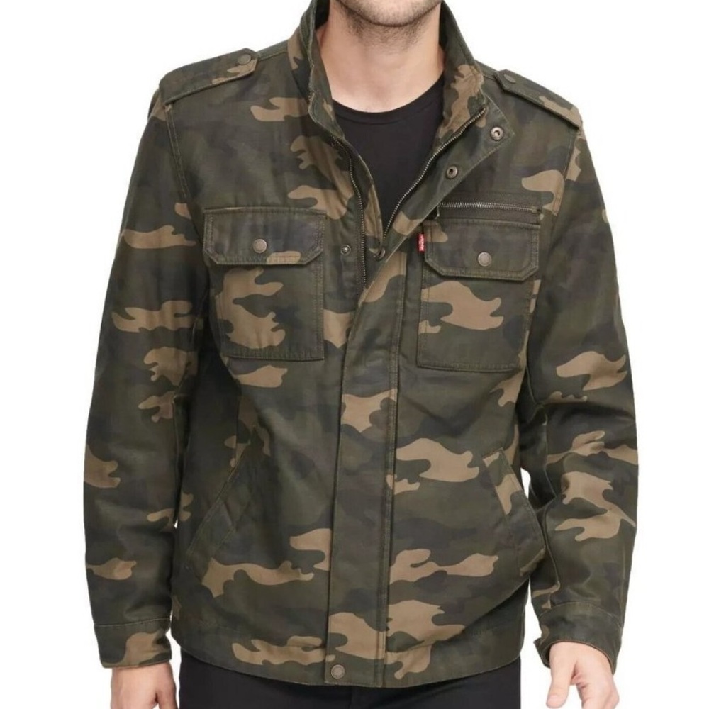 Levi's Military Camo Jacket Size XXL